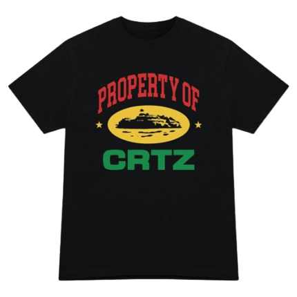 Corteiz Property Of Crtz Black T-shirt